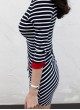 Horizontal Striped Bodycon Dress